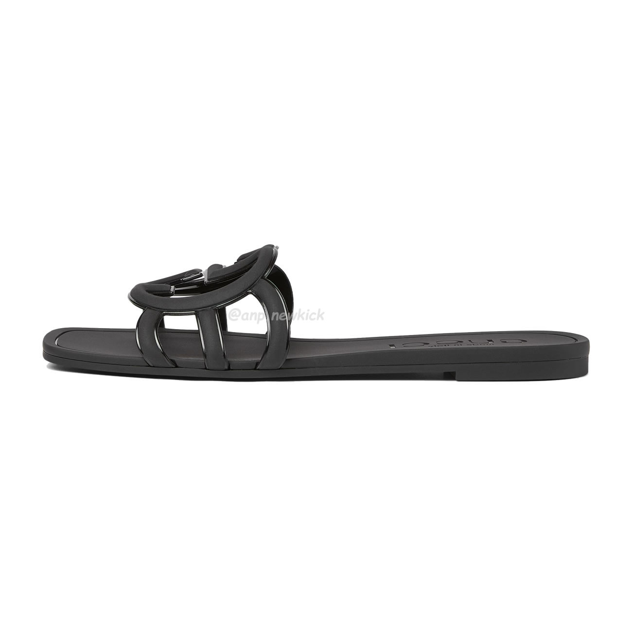 Gucci Interlocking G Flat Bottom Rubber Slipper (4) - newkick.org